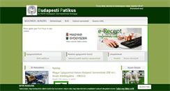 Desktop Screenshot of budapestipatikus.hu