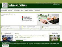 Tablet Screenshot of budapestipatikus.hu